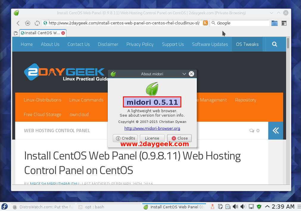 install-midori-web-browser-on-ubuntu-centos-debian-fedora-archi-mageia-manjaro-mint-rhel-opensuse