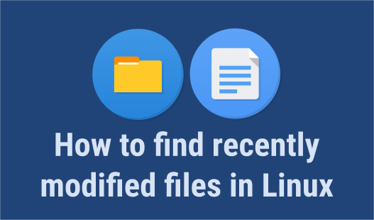 linux command find most recently modified file