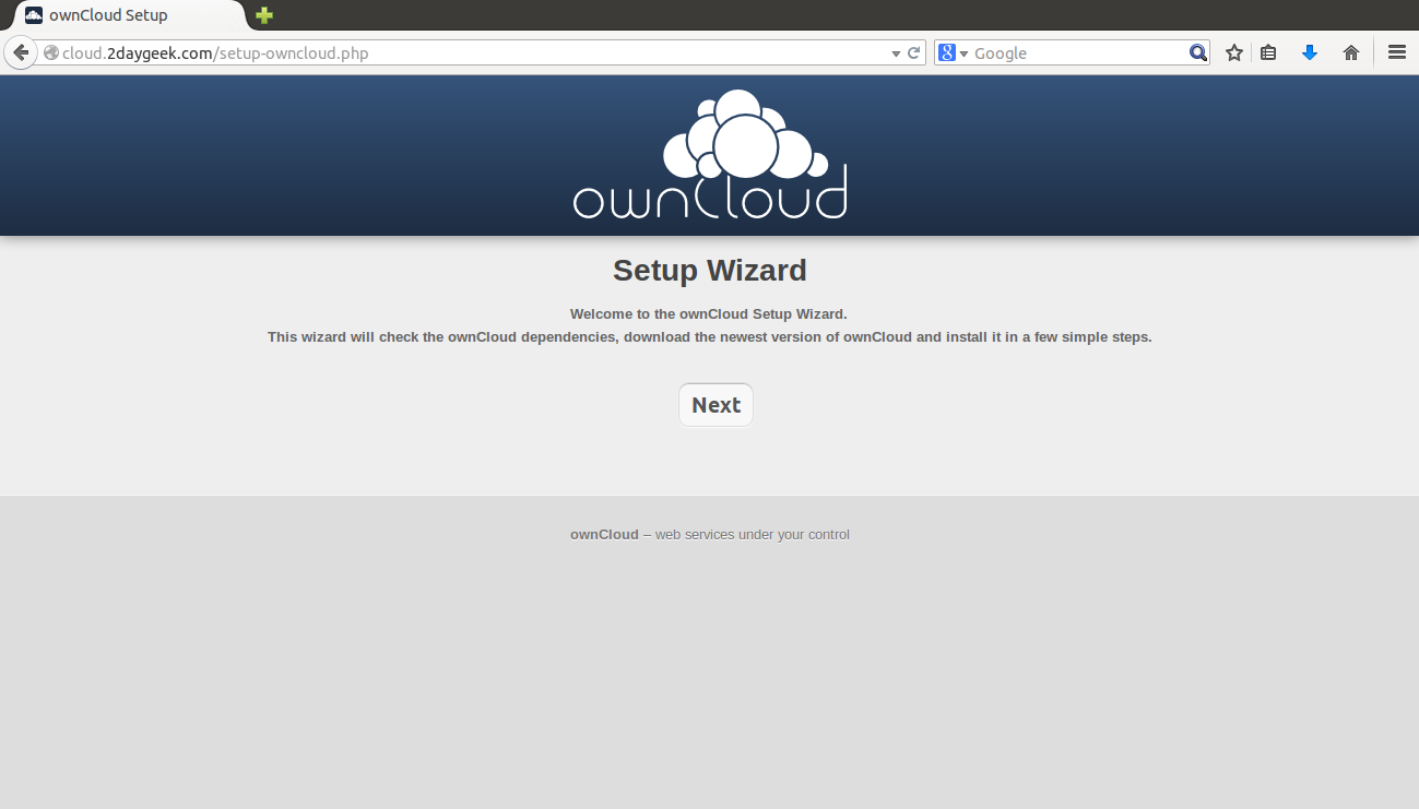 create-your-owncloud-storage-using-owncloud-opensource-app-via-web-installer-method-3