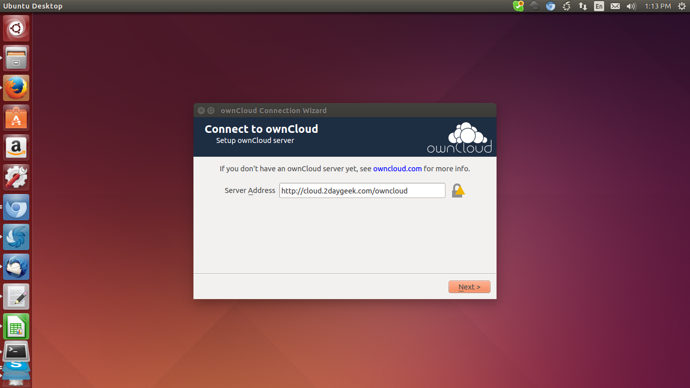 installation-and-configuration-of-owncloud-desktop-sync-client-in-linux-4
