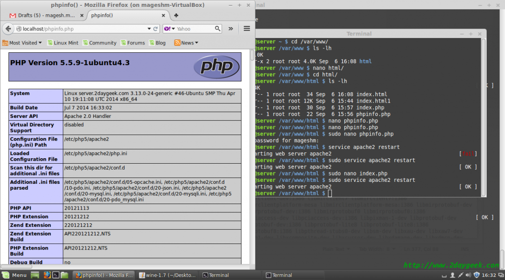 lampinstallationandconfigurationinlinux4 2DayGeek