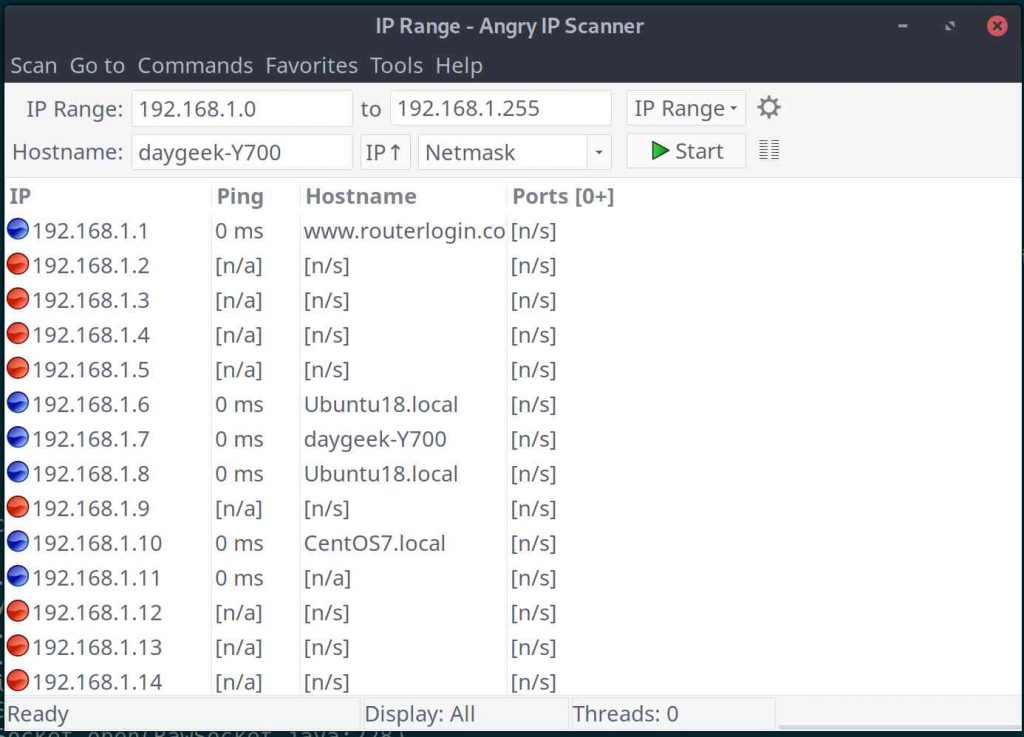 free network scanner for linux