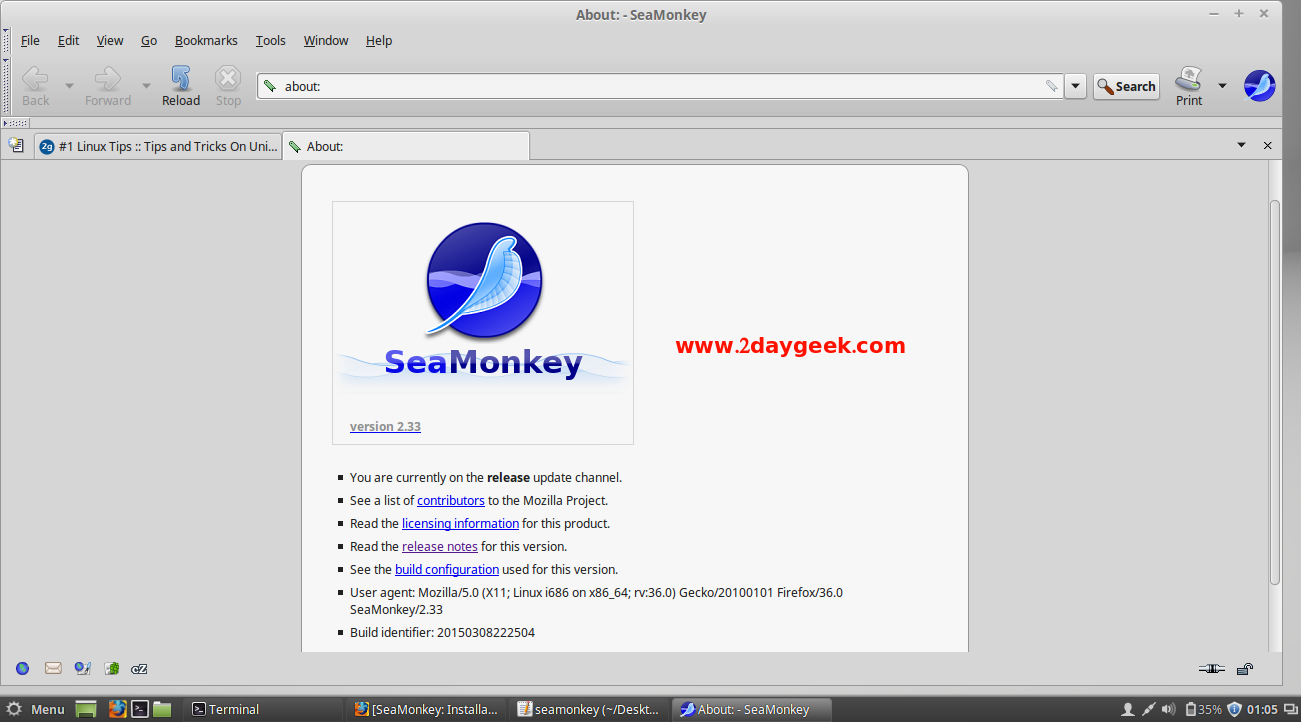 seamonkey browsers