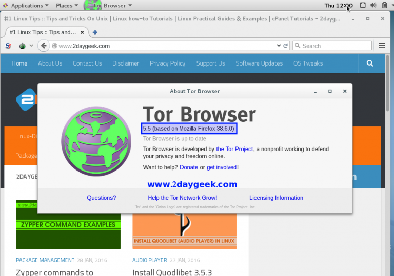 tor browser для fedora