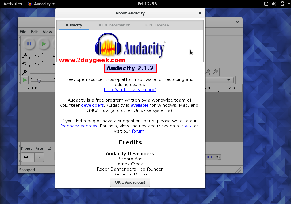 Audacity 2.1.1 download