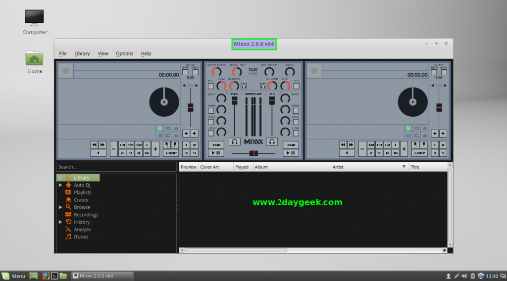 Install Mixxx 2.0 (Free DJ Software) on Ubuntu & Mint