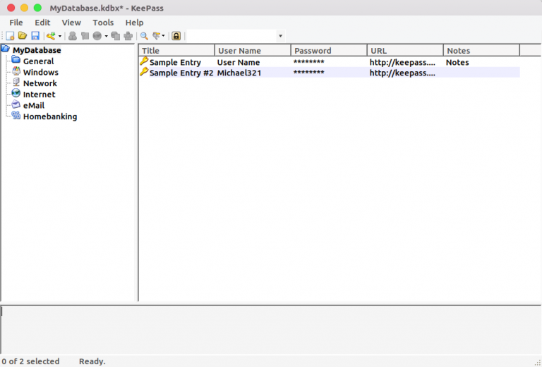 kdbx database