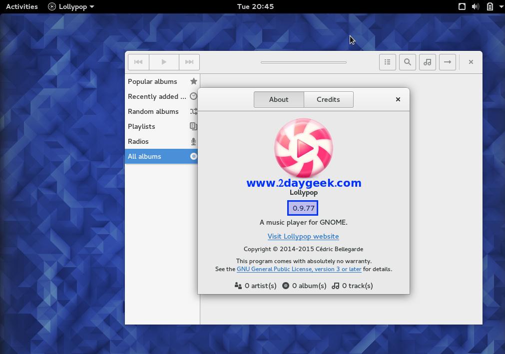 install-lollypop-0-9-77-gnome-audio-player-in-linux
