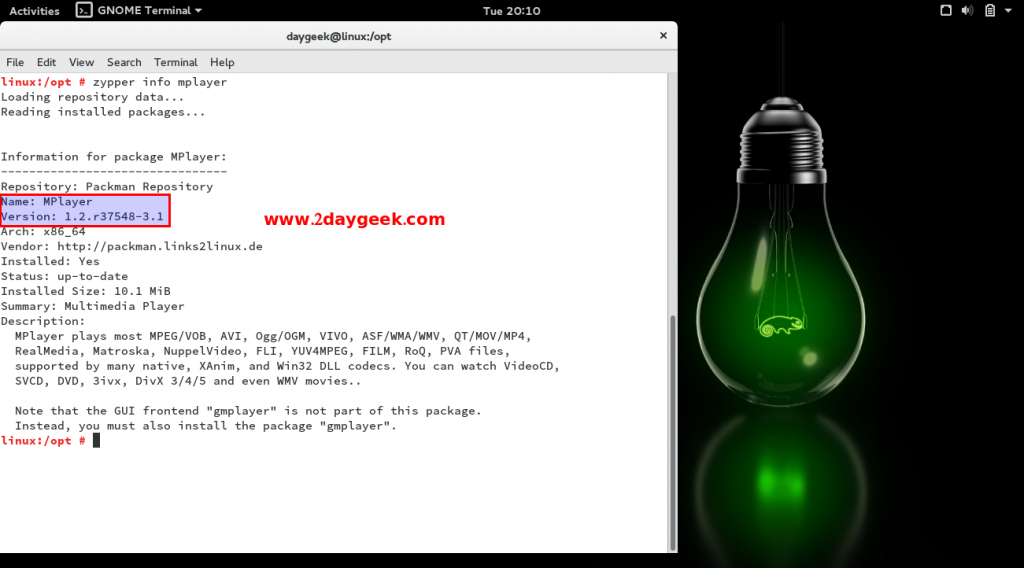 Released MPlayer (Media Player) 1.3.0 with support of FFMPEG 3.0 2DayGeek
