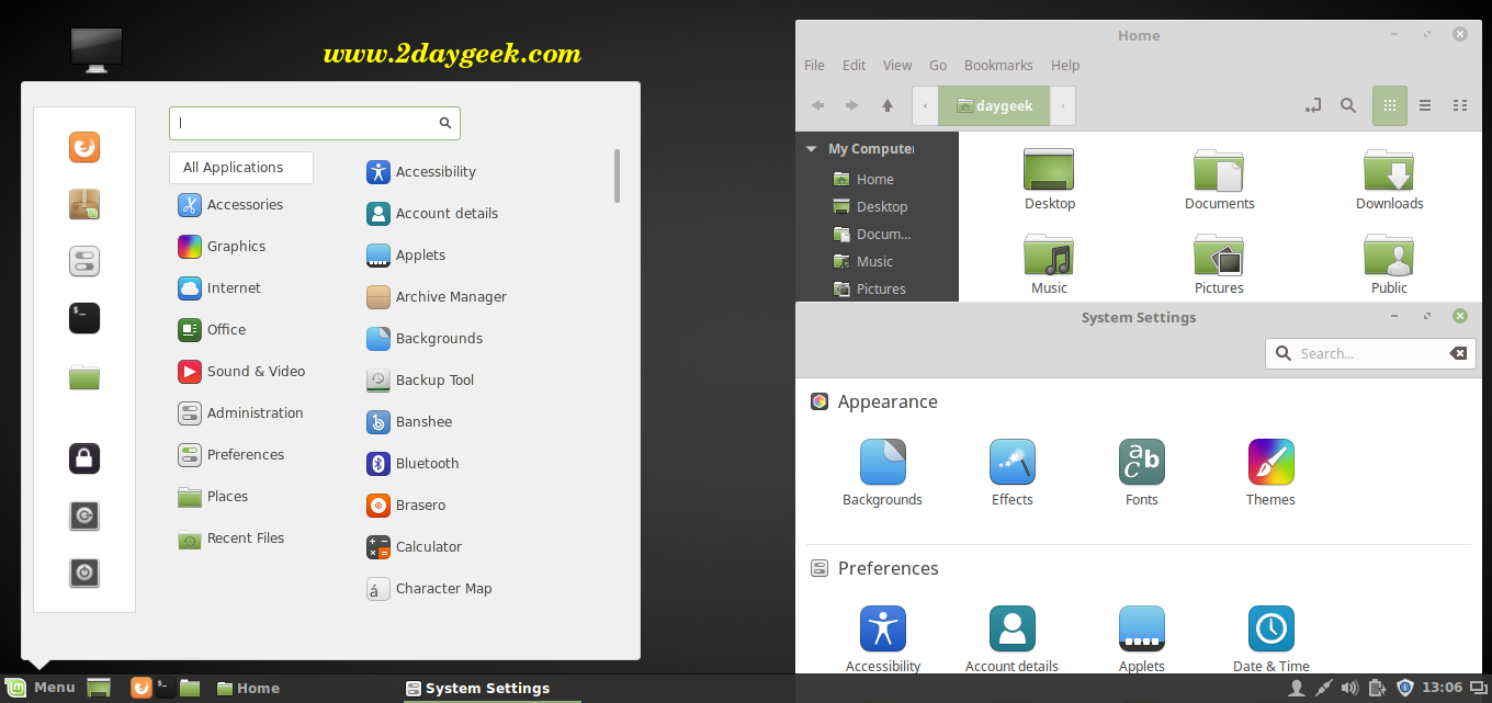 Linux Mint 18 Sarah Cinnamon Desktop installation guide Linux Mint 18 Sarah Cinnamon Desktop installation guide
