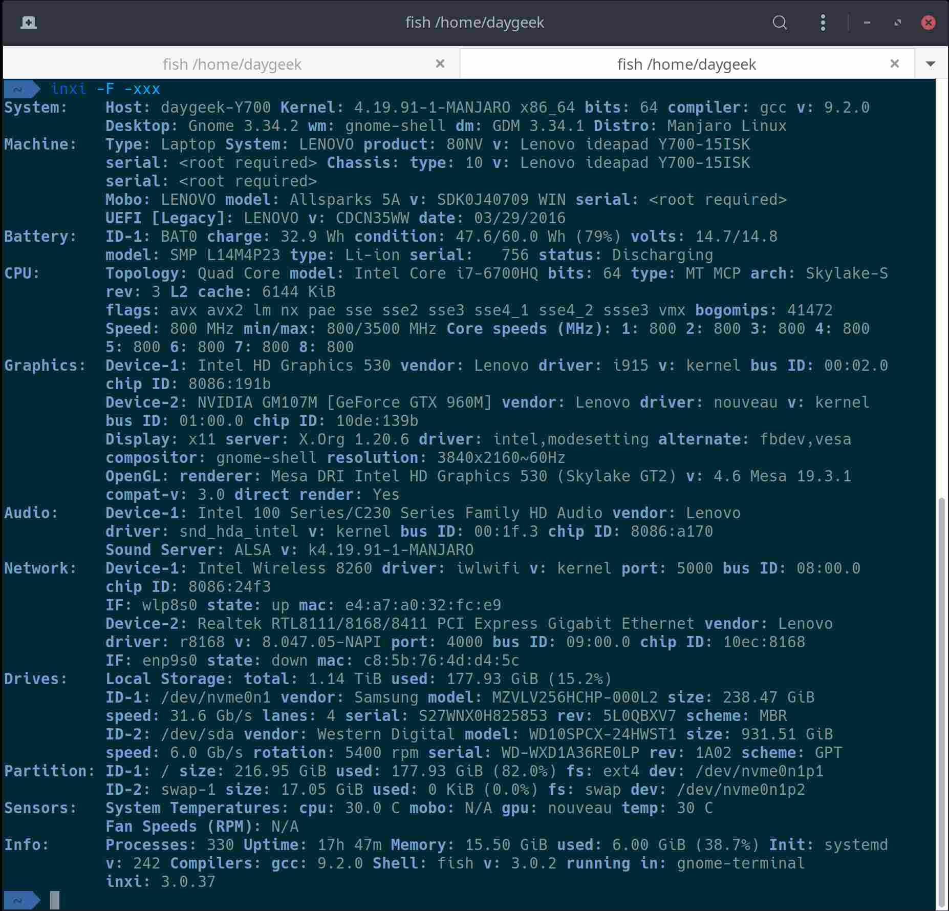 Inxi A Great Tool For Checking Hardware Information On Linux 2daygeek