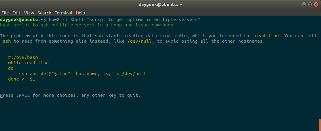 Ssh скрипты. While Bash. While in Bash. Done Bash. Read line.