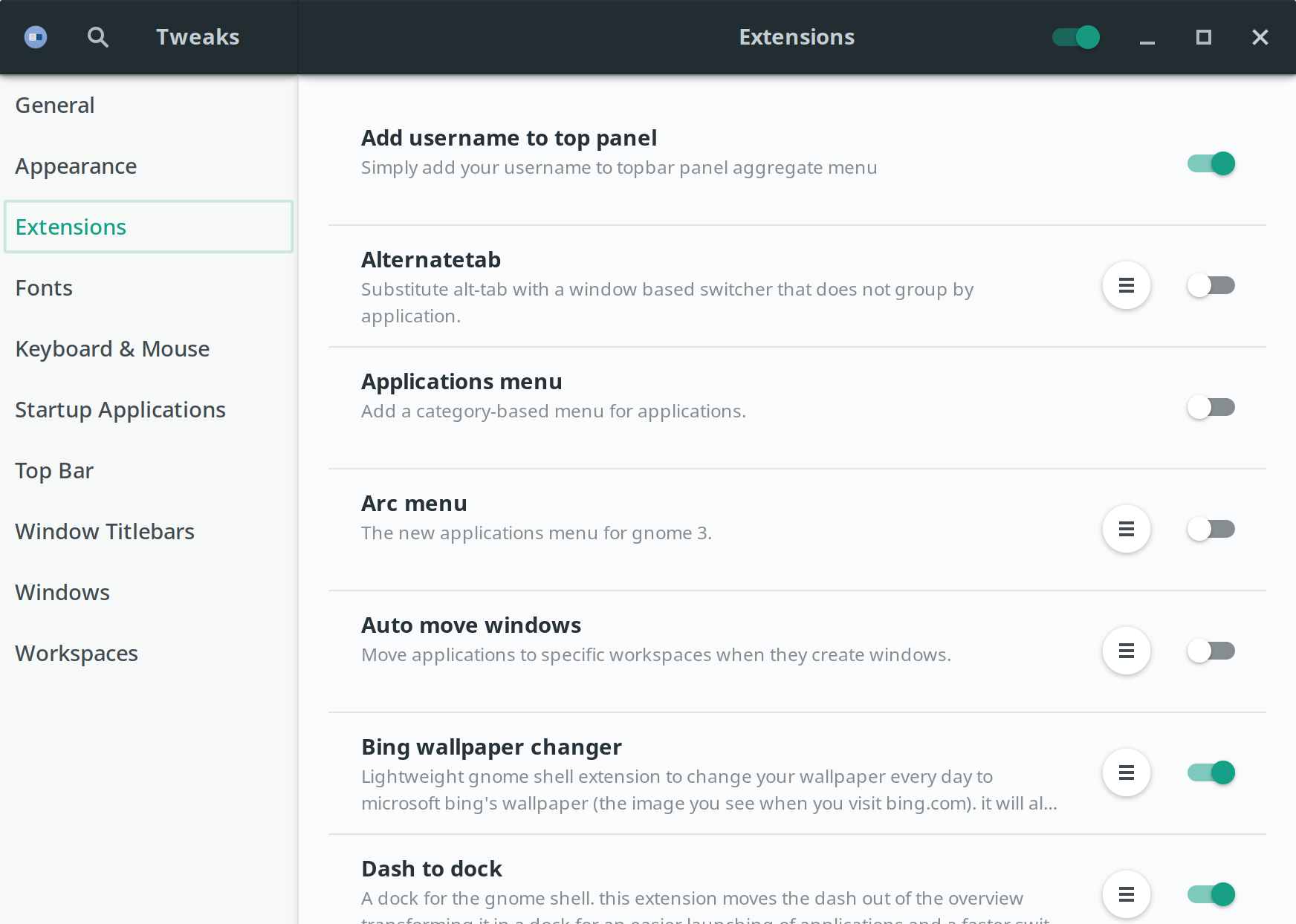 Bing Wallpaper - GNOME Shell Extensions