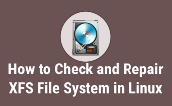 Repairing XFS File System in RHEL