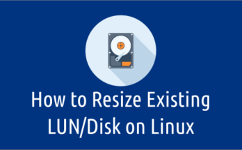 How to Resize Existing LUN/Disk on Linux