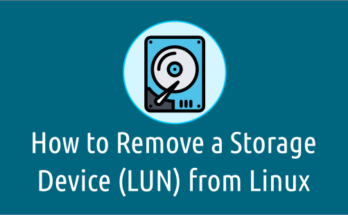 Removing SAN disk or Storage Device (LUN) from Linux