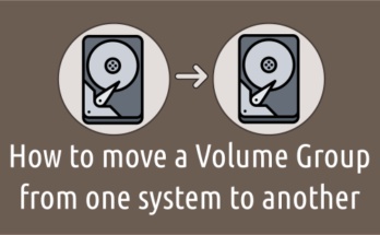 Moving Volume Group in Linux