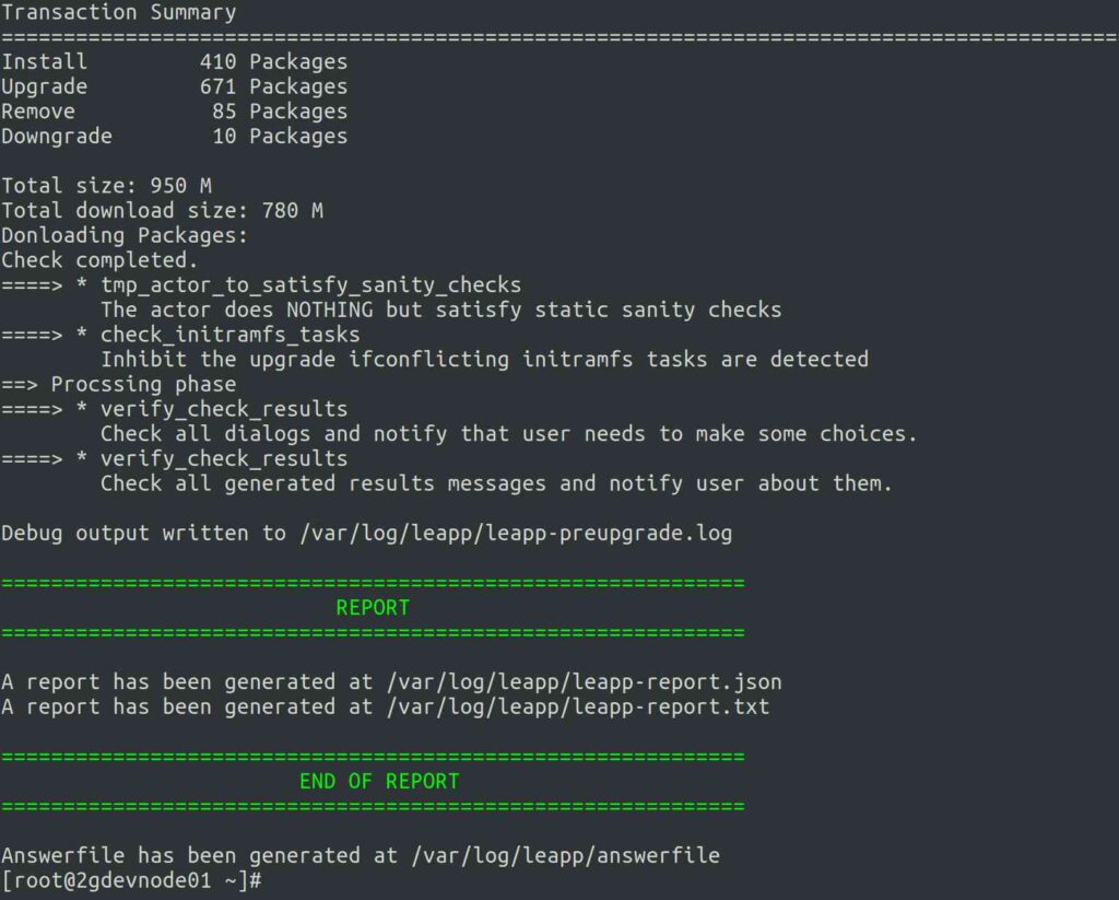 RHEL8_Pre_Upgrade_Output