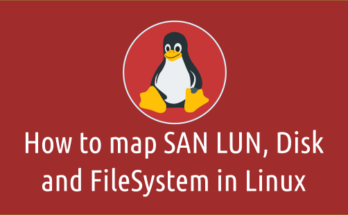 Mapping SAN LUN to Physical Disk and FileSystem in Linux