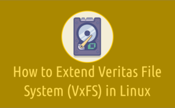 Extending VxFS Filesystem in Linux
