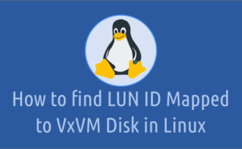 Mapping SAN LUN and associated VxVM disks on Linux