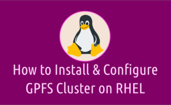 Install and Configure GPFS Cluster on RHEL